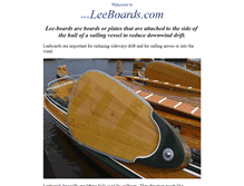 Tablet Screenshot of leeboards.com